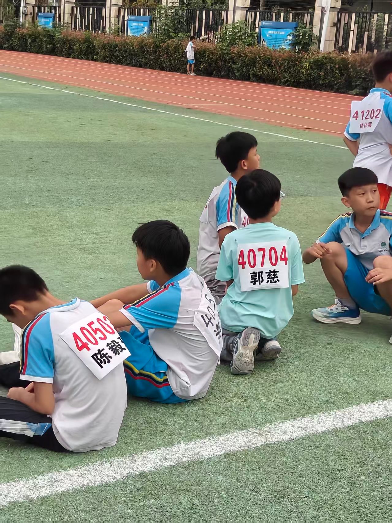 我参加了运动会