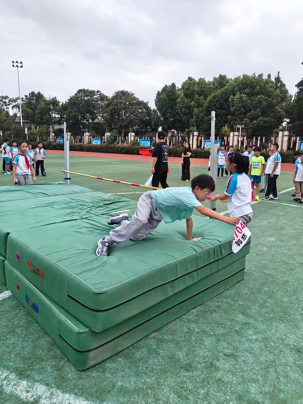 我参加了运动会