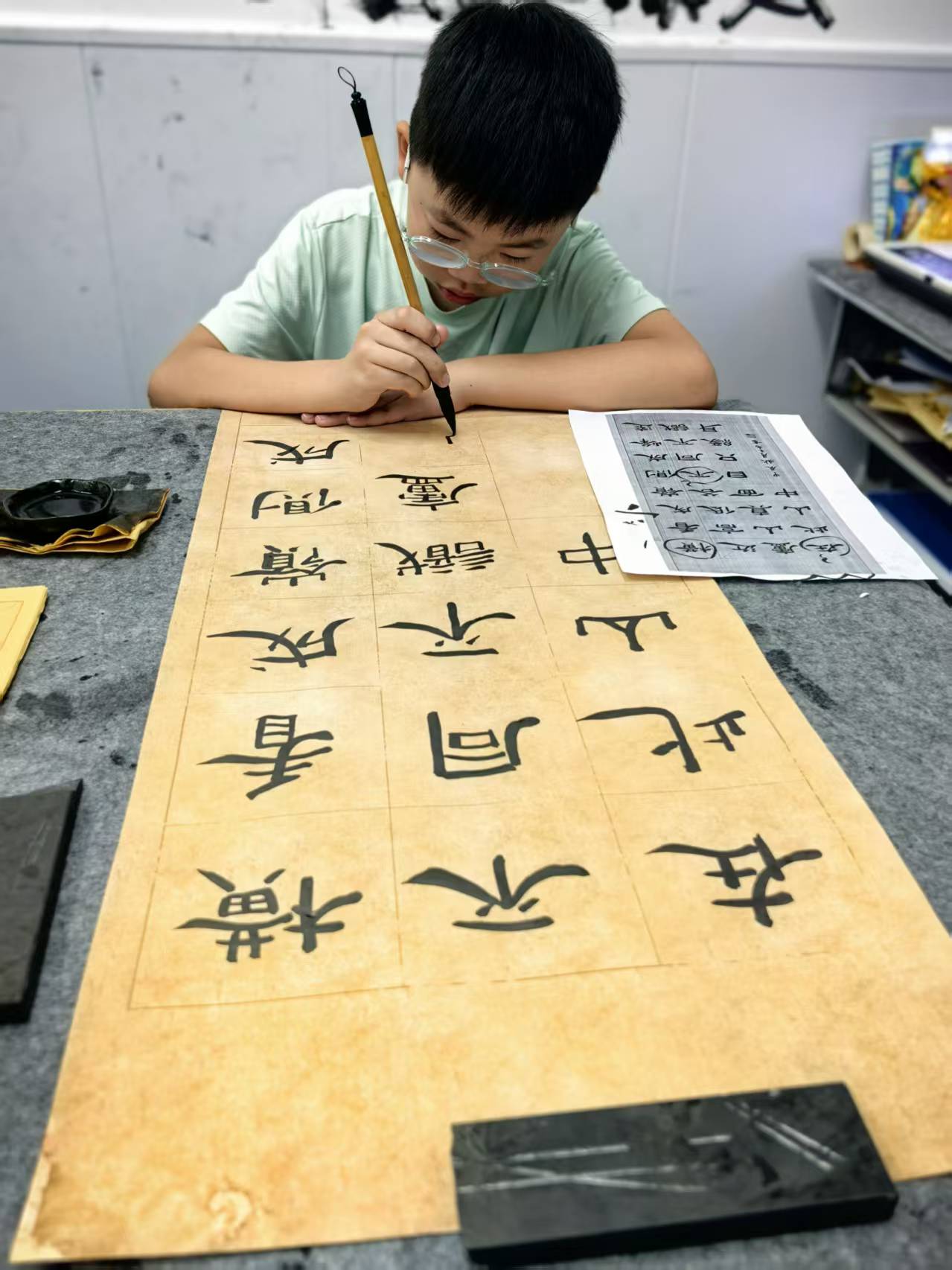 暑假软笔练习